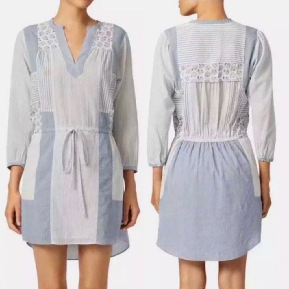 Rebecca Taylor Cotton Patchwork Dress